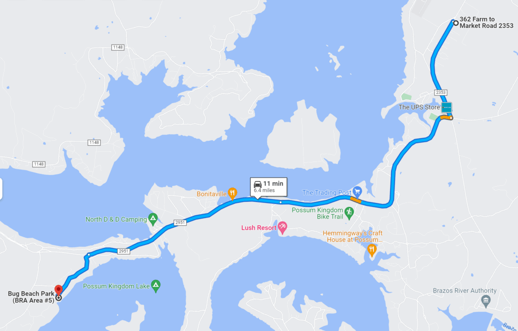 Possum Kingdom Lake Team Trail Outdoors